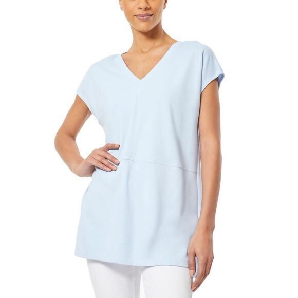 jones new york beige serenity knit v-neck dolman tee size S - Picture 1 of 8